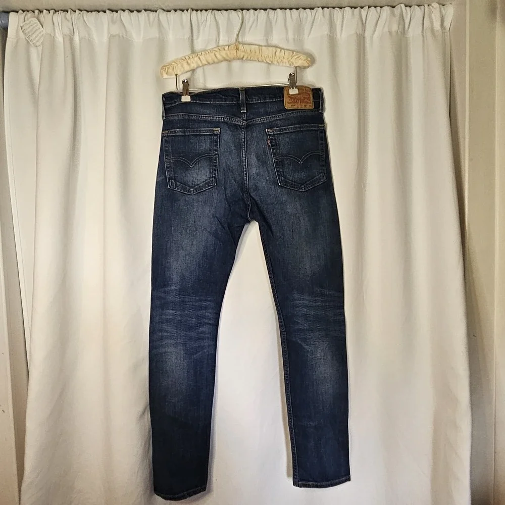 Levi's 510 Skinny Fit Jeans Mens 33x32 Blue  Medium Wash Denim